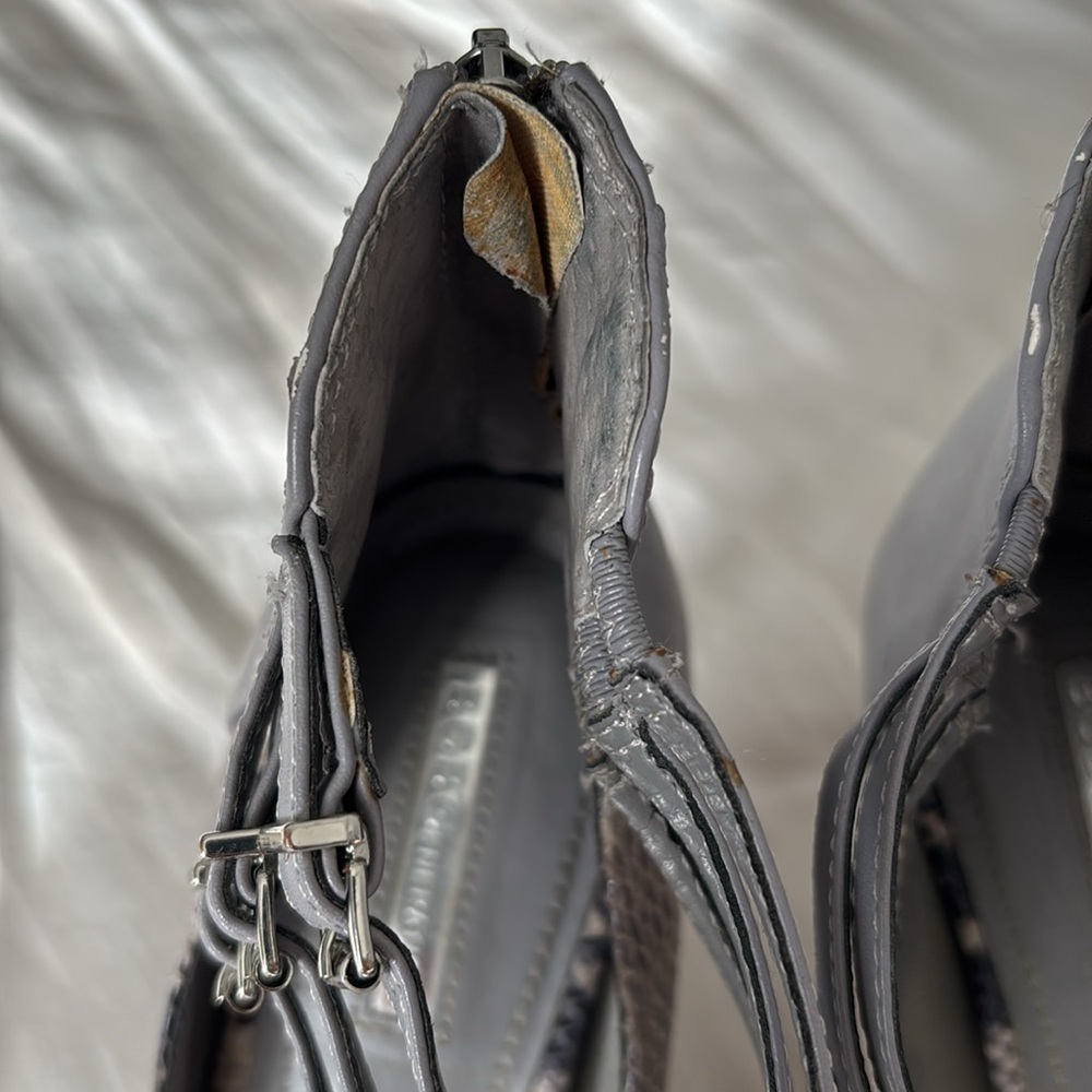 BCBGeneration Snake Print Heels - Picture 4 of 12